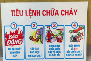 Biển báo tiêu liệu chữa cháy