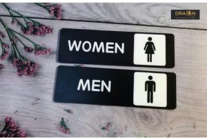 Biển WC “Nam – Nữ” – Chất Liệu Alu Cao Cấp